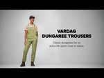 โหลดและเล่นวิดีโอในเครื่องมือดูของแกลเลอรี Vardag Dungaree Trousers Women
