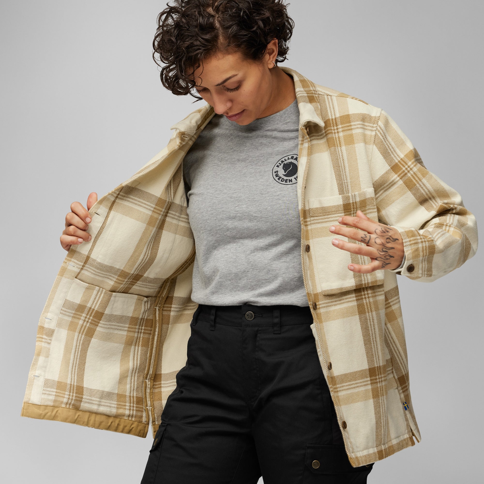 Singi Singi Flannel Overshirt Women – FjallravenThailand