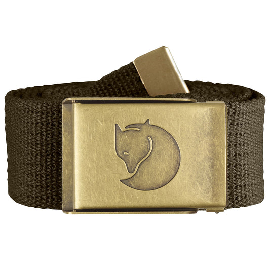Canvas Brass Belt