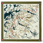 Load image into Gallery viewer, Swedish Classic Map Scarf
